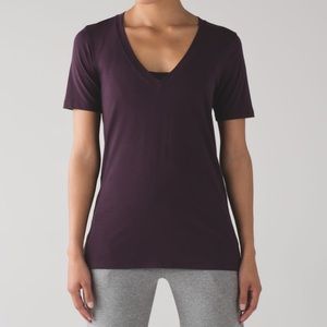 Lululemon Love Tee Black Cherry